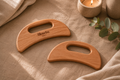 Bluscha® Luxe Gua Sha Lichaamstool voor- en achterzijde
