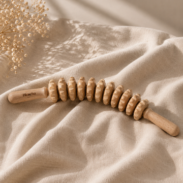 Bluscha® Premium Gebogen Houten Massage Roller