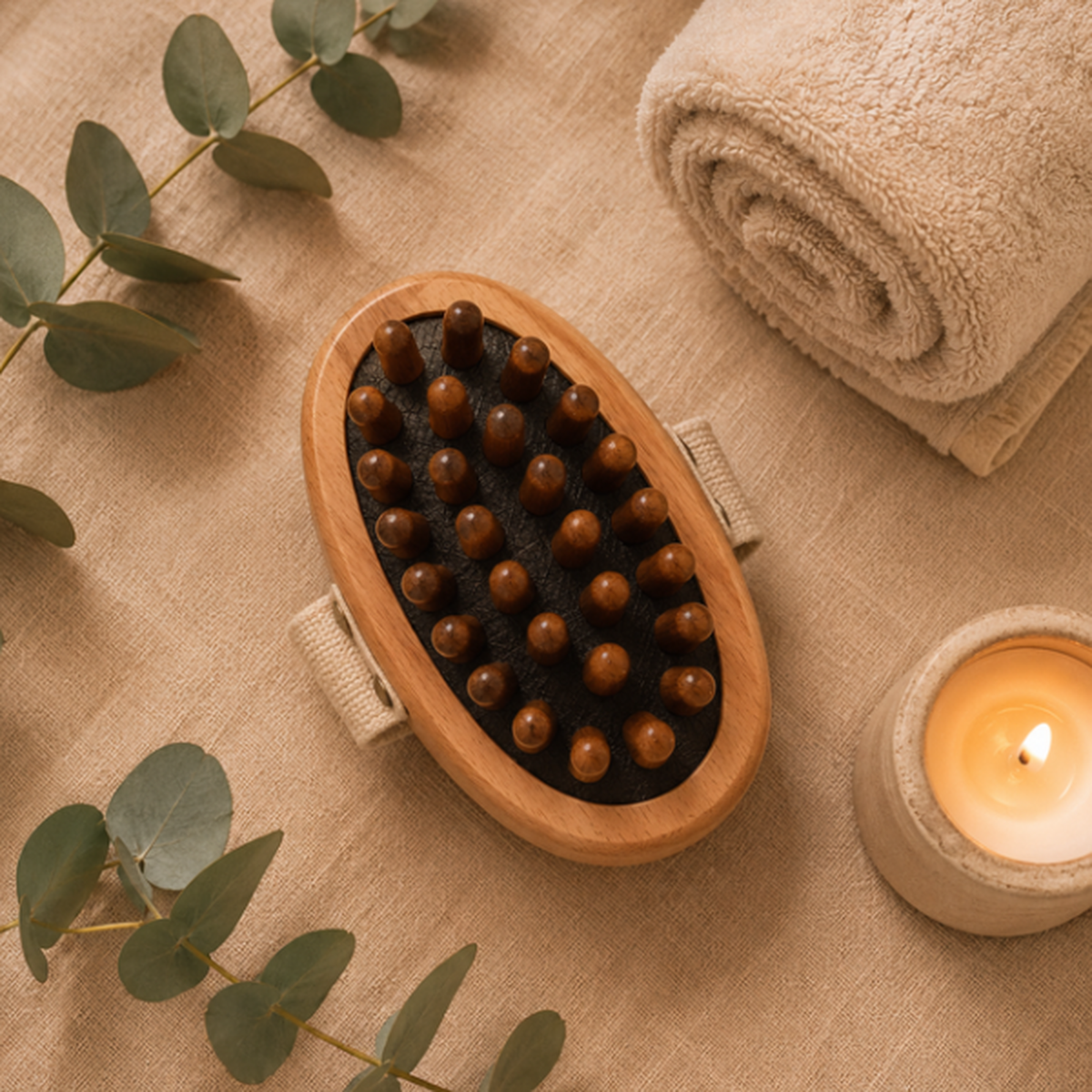 Bluscha® Massage Borstel Anti Cellulitis spa lifestyle