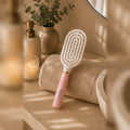 Bluscha Anti Klit Haarborstel roze wit productfoto