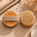 Bluscha ronde dry brush close-up met brede handband