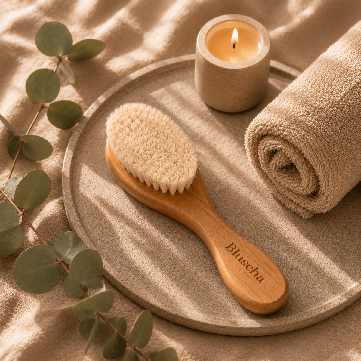 Bluscha Facial Brush premium spa sfeer