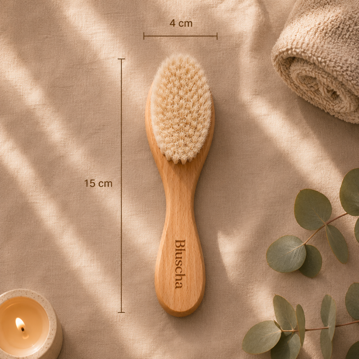 Bluscha Facial Brush afmetingen