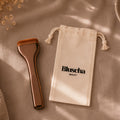 Bluscha Flat Foundation Brush brons met opbergzakje