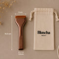 Bluscha Flat Foundation Brush brons afmetingen