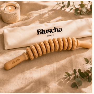 Bluscha® Premium Gebogen Houten Massage Roller hero