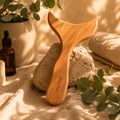 Bluscha houten gua sha massagetool premium detail