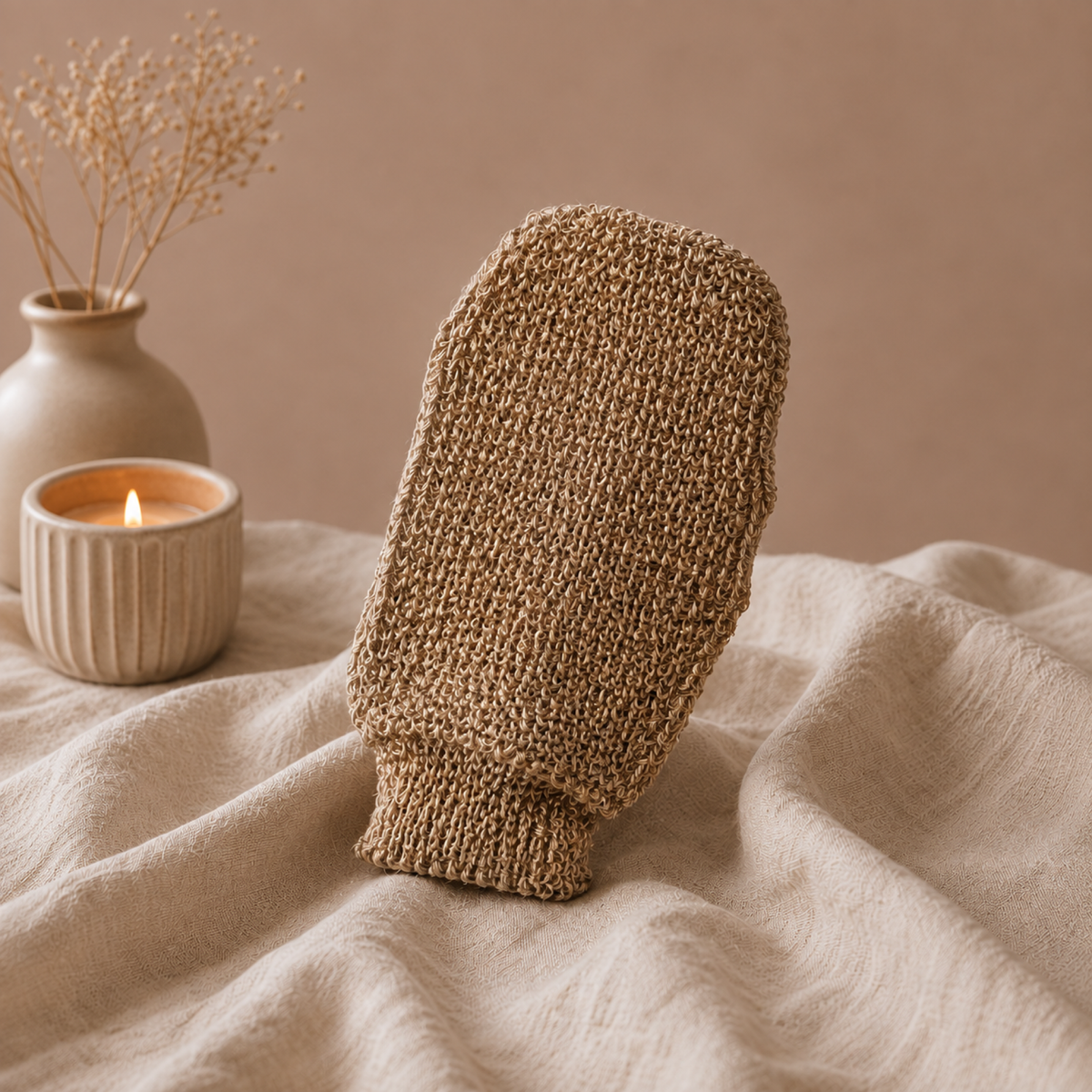 Bluscha Jute Scrub Handschoen Sisal