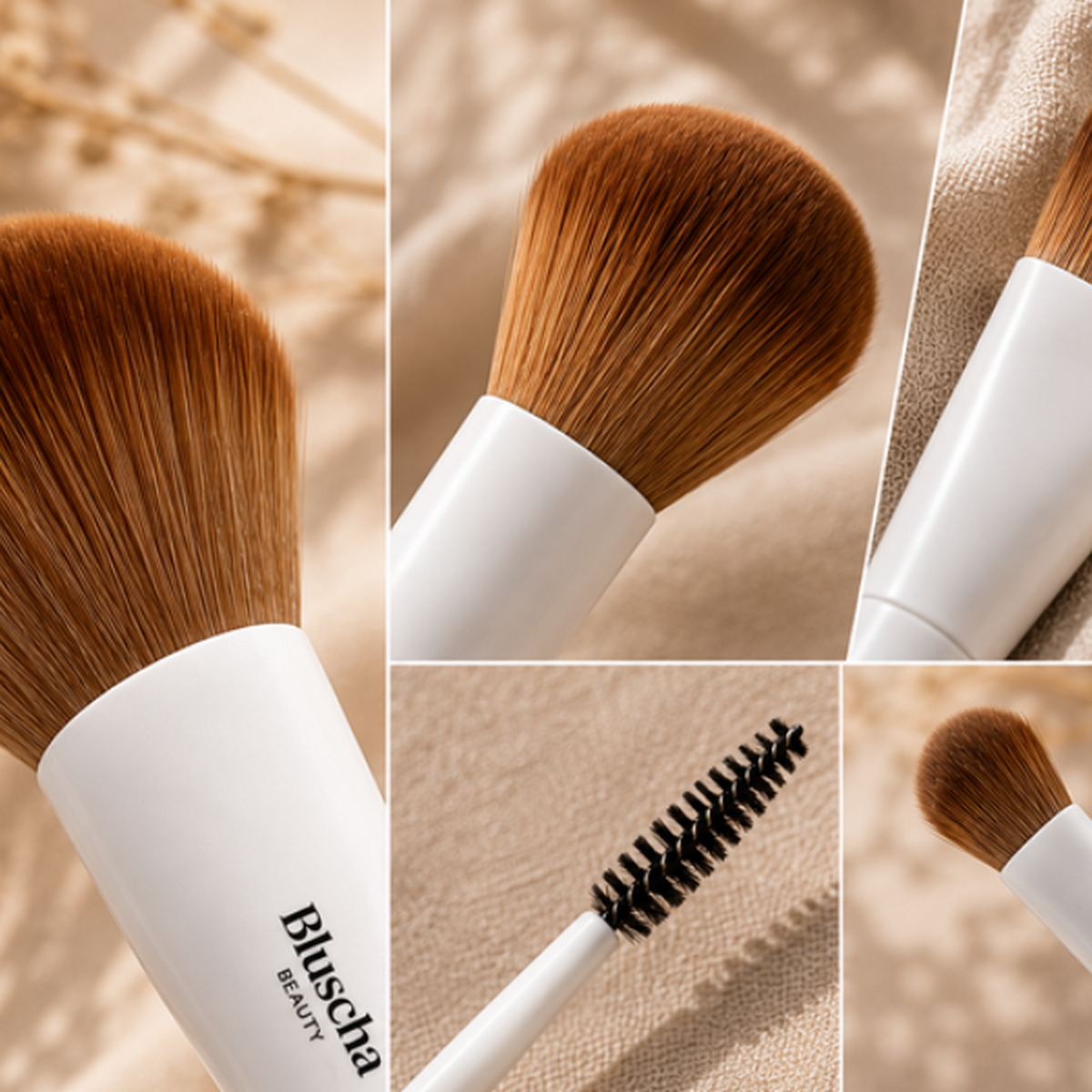 Bluscha® Luxe Make-Up Kwasten Set detail