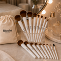 Bluscha® Luxe Make-Up Kwasten Set op kaptafel