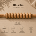 Bluscha® Premium Houten Massage Roller afmetingen
