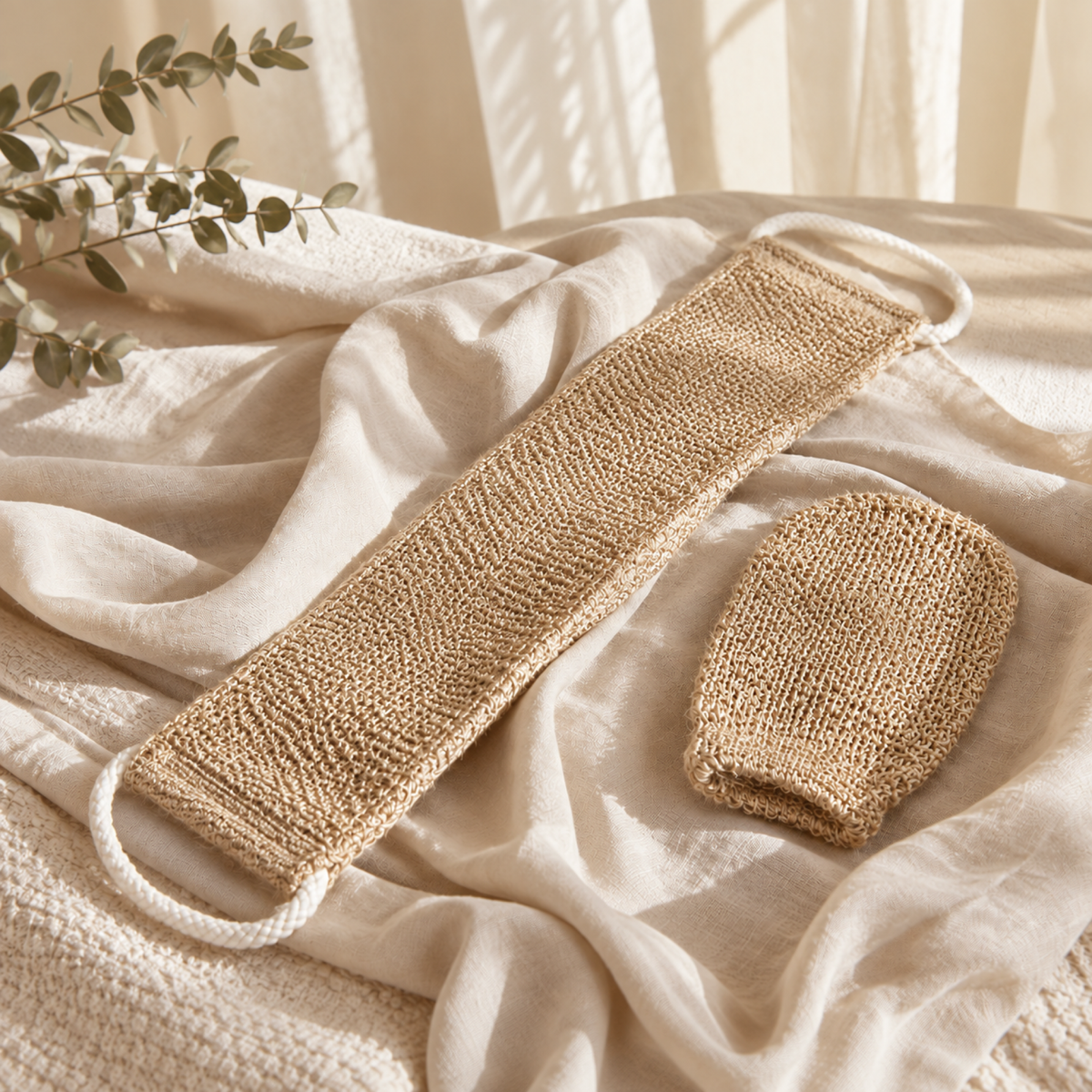 Bluscha Scrub Set Sisal jute scrubset