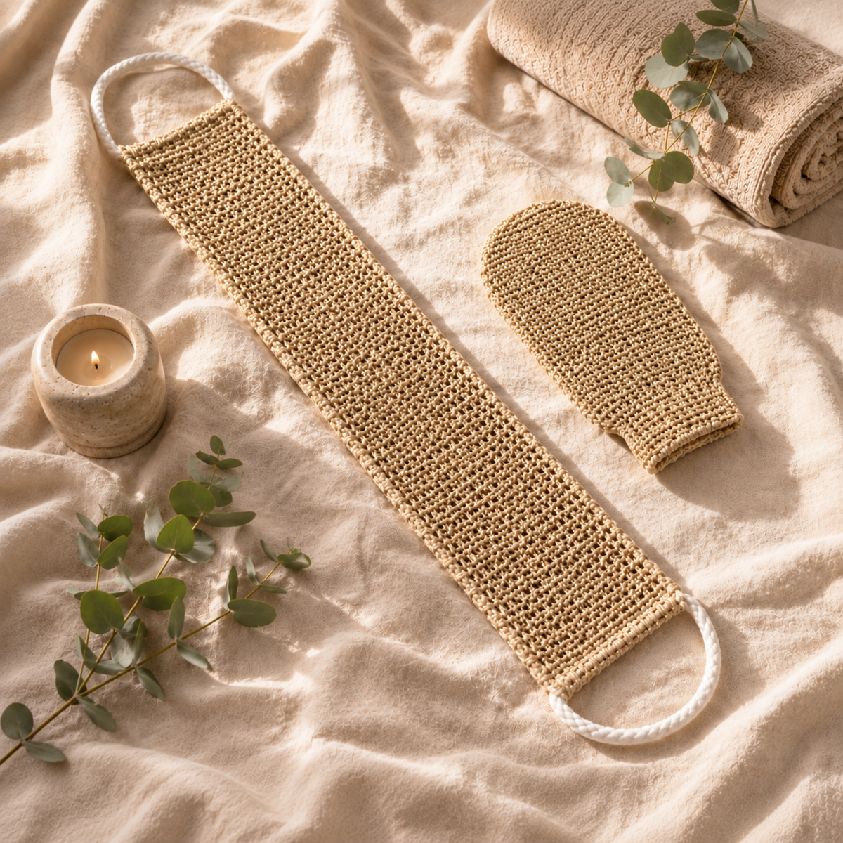 Bluscha Scrub Set Sisal complete set