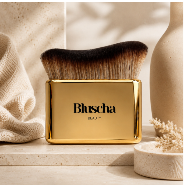 Bluscha® Luxe Tanning Brush Goud hero