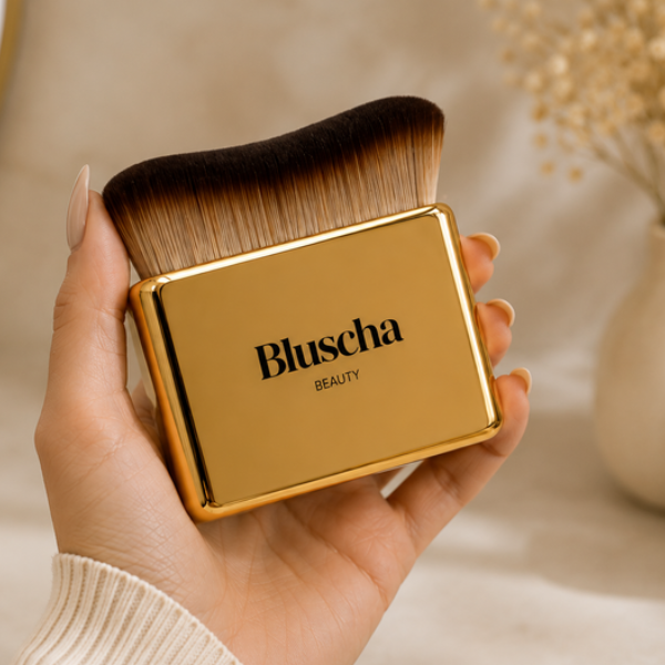 Bluscha® Luxe Tanning Brush Goud hero
