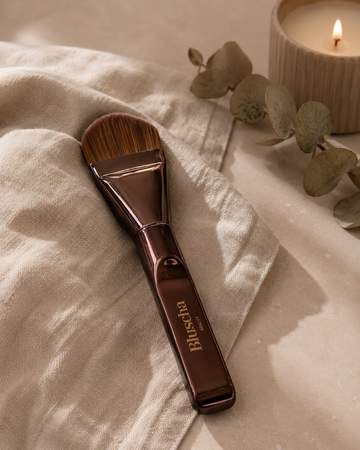 Bluscha® Flat Foundation Brush – Foundation Kwast – Make-up Kwast – Platte Gezichtskwast – Foundation Brush – Blending Brush – Voor Liquid, Cream & Stick Foundation