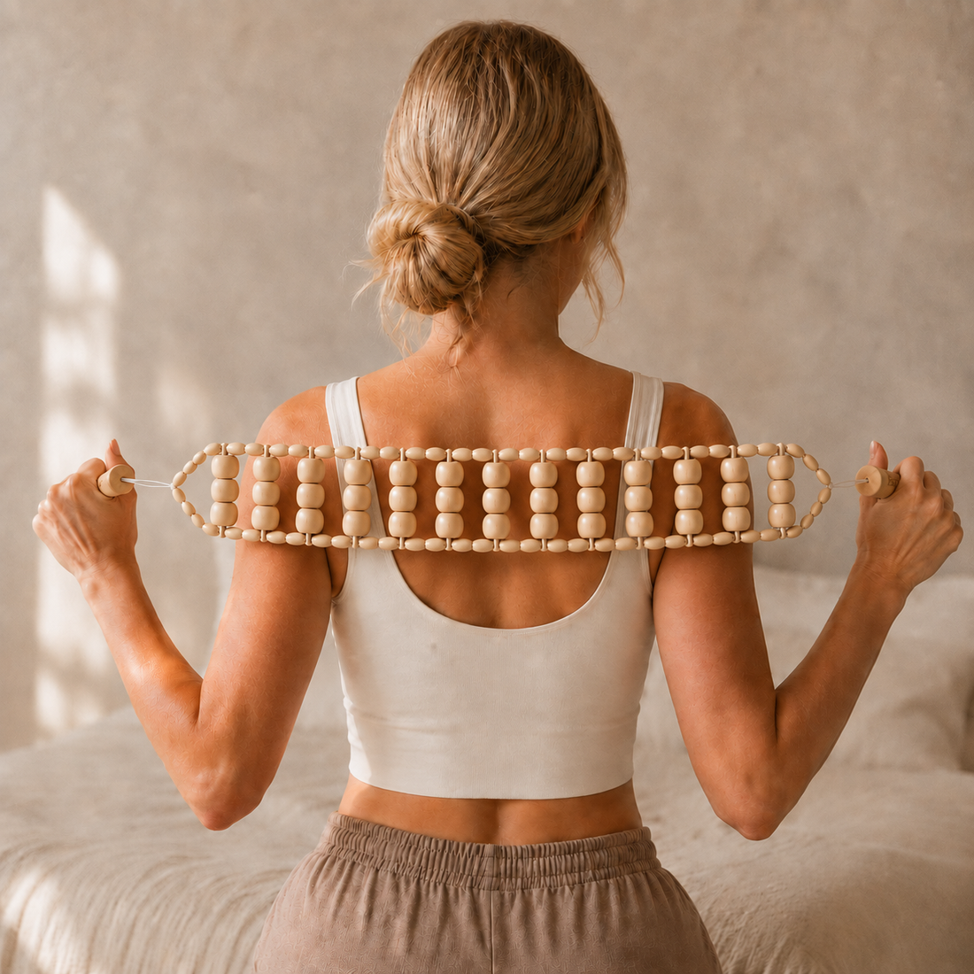 Bluscha® Premium Massageroller met koord / touw