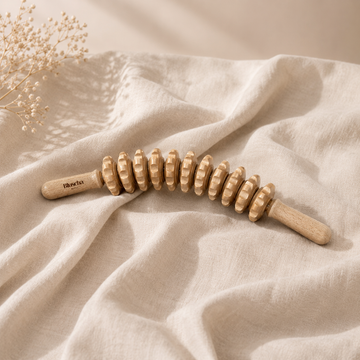 Bluscha® Premium Gebogen Houten Massage Roller