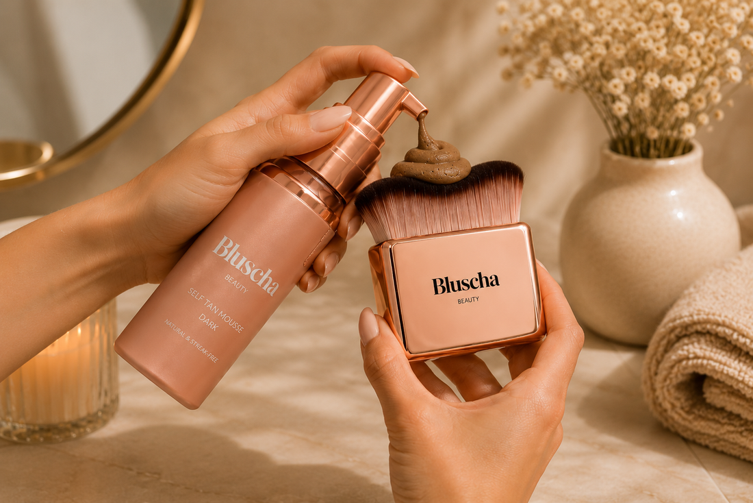 Bluscha® Luxe Tanning Brush - Rosé