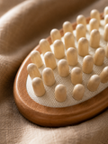 Bluscha® Massage Borstel Wit Anti Cellulitis detail witte noppen